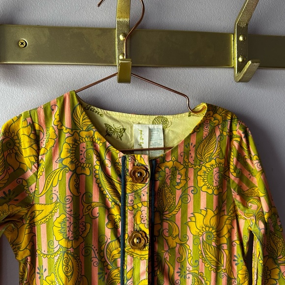 Matilda Jane Paint by Number Yellow Floral Dress Size 8 - Picture 10 of 10